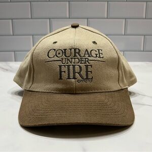 Vtg Movie Hat Courage Under Fire 1995 Snap Back Hat Adjustable Denzel Meg Ryan